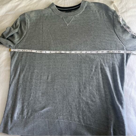 Smartwool Women's Crewneck long sleeve sweater grey faded stripes Sz XL - Picture 7 of 8
